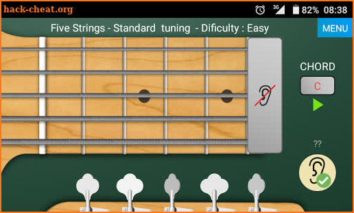 Tune By Ear Bass Guitar screenshot