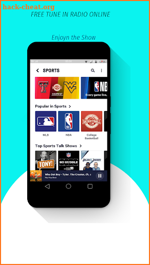 Tunein radio premium and nfl/ radio tunein screenshot