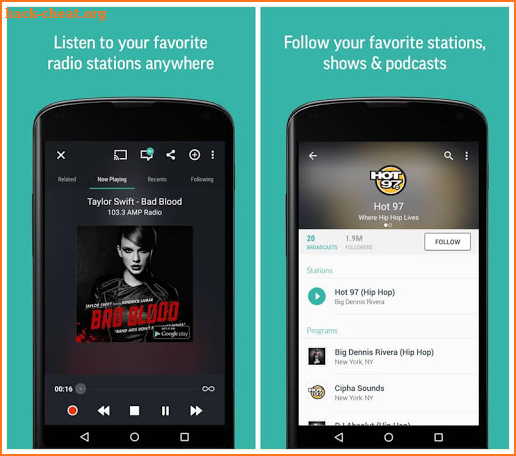 tuneinradio screenshot