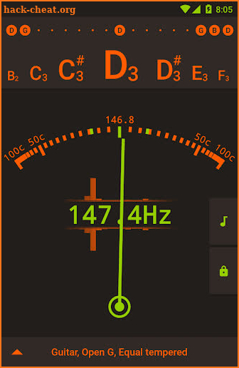 Tuner - gStrings screenshot