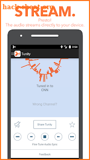 Tunity : Hear any muted TV screenshot