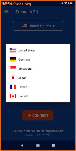 Tunnel VPN - Unlimited VPN Free for Android screenshot