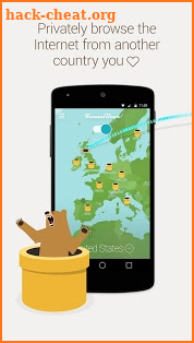 TunnelBear VPN screenshot