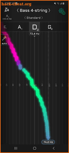 Tunr - tuner for guitar - bass - ukulele & more screenshot