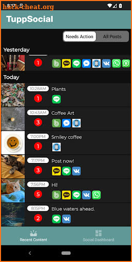 TuppSocial Companion screenshot