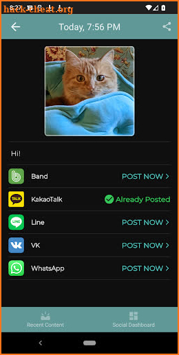 TuppSocial Companion screenshot