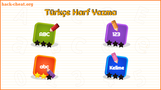 Türkçe Alfabe: Harf Kelime Yazma screenshot