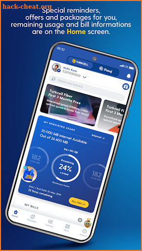 Turkcell screenshot