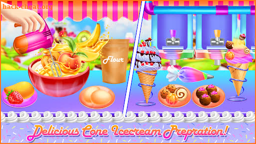 Turkish IceCream Cone Maker Dessert Chef Girl Game screenshot