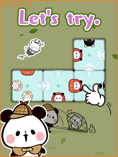 Turn-piece Puzzle : MOCHI MOCHI PANDA screenshot