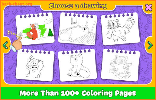 Turning Coloring Red Book screenshot