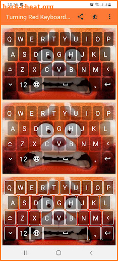 Turning Red Keyboard Wallpaper screenshot