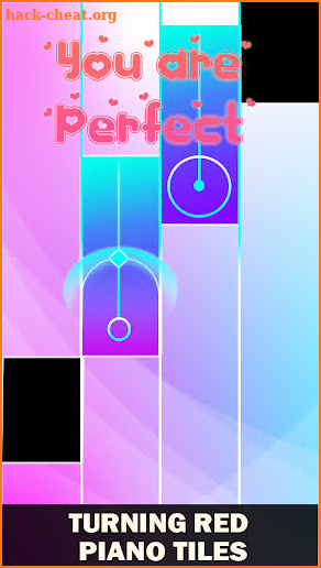 Turning Red Piano Tiles screenshot