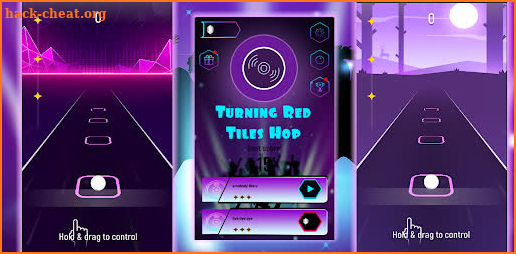 Turning Red Tiles Hop Dancing screenshot