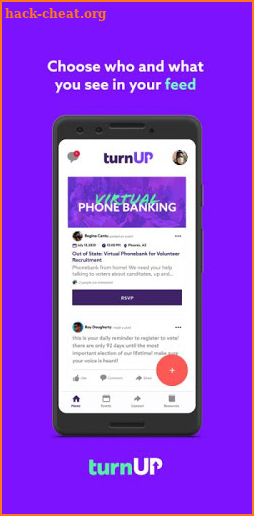 TurnUp Activism screenshot