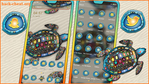 Turtle Mandala Launcher Theme screenshot