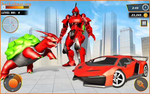 Turtle Robot Shooting- Grand Robot Transform Game screenshot