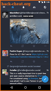 Tusky for Mastodon screenshot