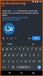 Tusky for Mastodon screenshot