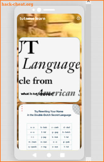 tutnese learn screenshot