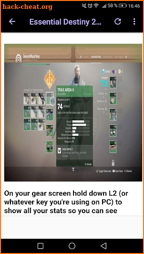 Tutorial Of Destiny II screenshot