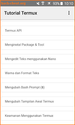 Tutorial Termux Bahasa Indonesia PRO - Offline screenshot