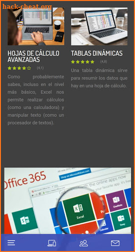 Tutoriales Hojas de Cálculo screenshot