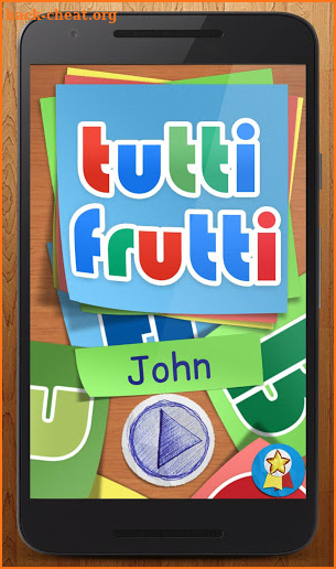 TuttiFrutti Scattergories screenshot