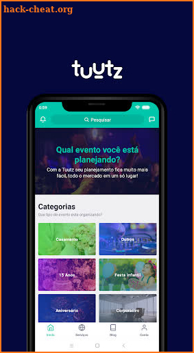 Tuutz - Seu evento começa aqui! screenshot