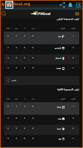 شبكتي tv مباريات كأس العالم screenshot