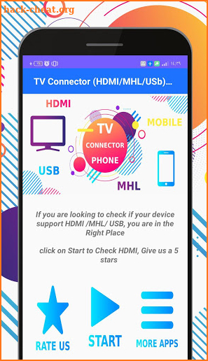 Tv Connector HDMI, MHL, USB Mobile Connect To TV screenshot