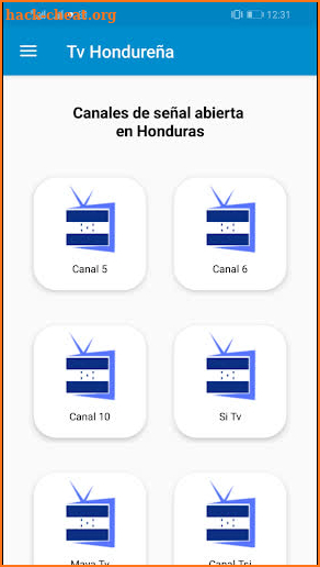 Tv hondureña screenshot