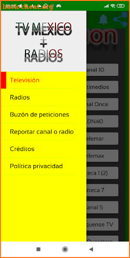 TV México Televisión Radio Ver tv en vivo screenshot