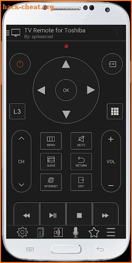 TV Remote Control for Toshiba (IR) screenshot