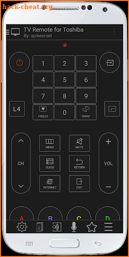 TV Remote Control for Toshiba (IR) screenshot