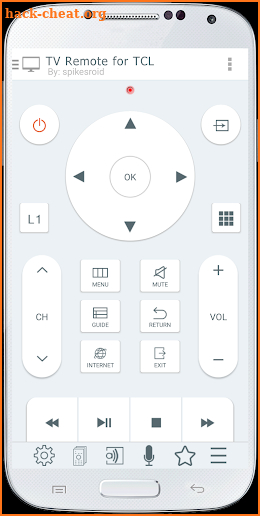 TV Remote for TCL (IR) screenshot