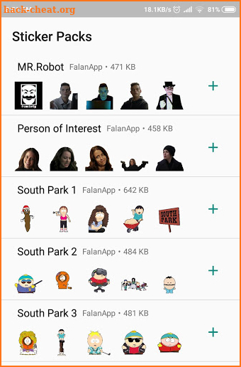 Tv Series Stickers for Whatsapp screenshot