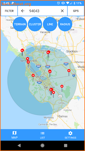 TV Towers (USA) - Antenna TV Signal Finder screenshot