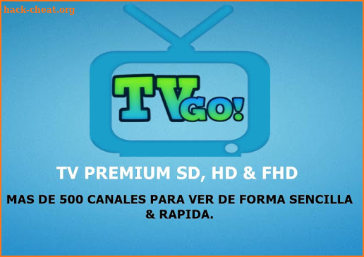 TVGO! VER TV - Mira Canales De Televisión HD & FHD screenshot