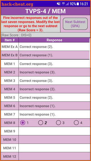 TVPS 4 Calculator screenshot