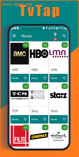 TVTAP PRO Live TV Shows Guide screenshot