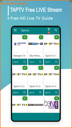 TVTAP PRO Live TV Shows Tips screenshot