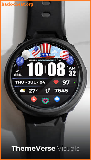 TVV 4th of July Watch Face screenshot