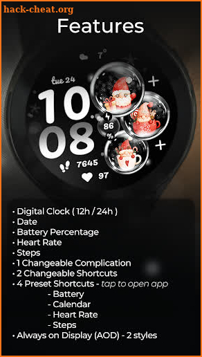 TVV Christmas 4 Watch Face screenshot