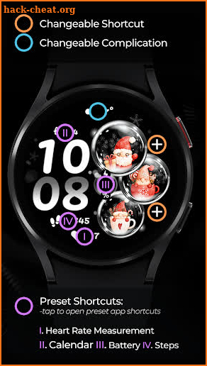 TVV Christmas 4 Watch Face screenshot