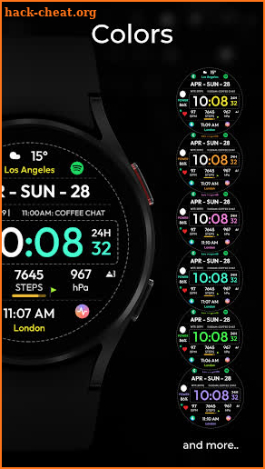 TVV Digital 4 Watch Face screenshot