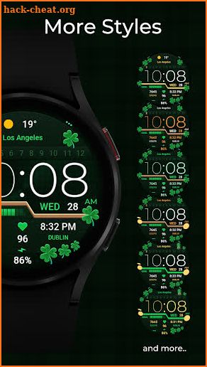 TVV Saint Patrick Watch Face screenshot