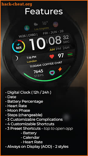 TVV Sport 4 Digital Watch Face screenshot