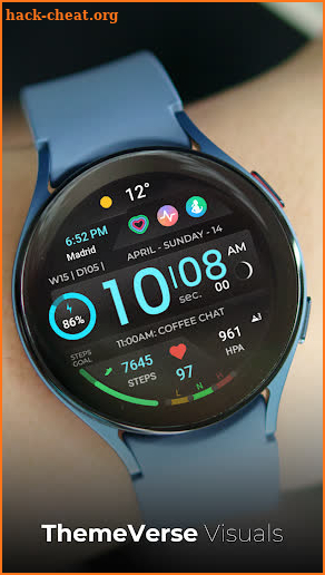 TVV Sport Digital Watch Face screenshot