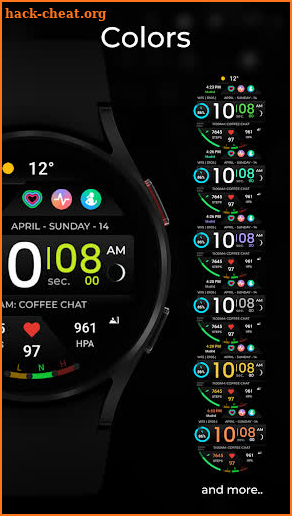 TVV Sport Digital Watch Face screenshot